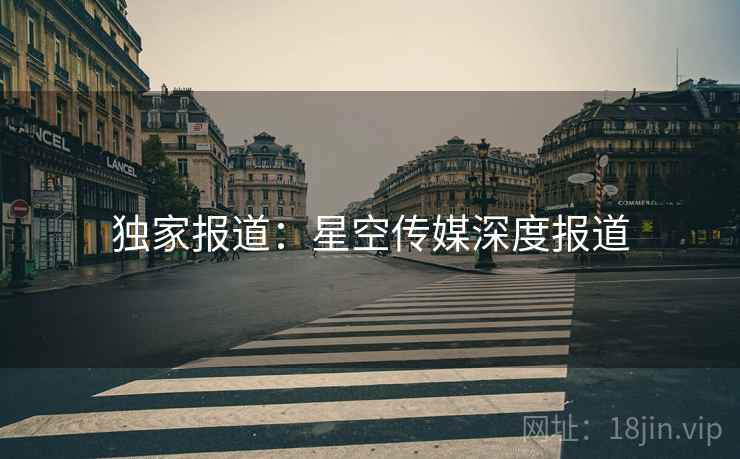 独家报道:星空传媒深度报道