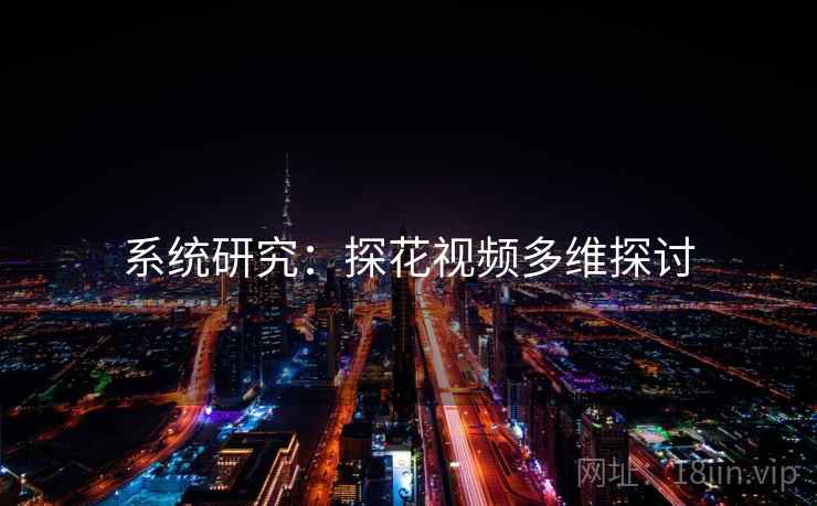系统研究:探花视频多维探讨