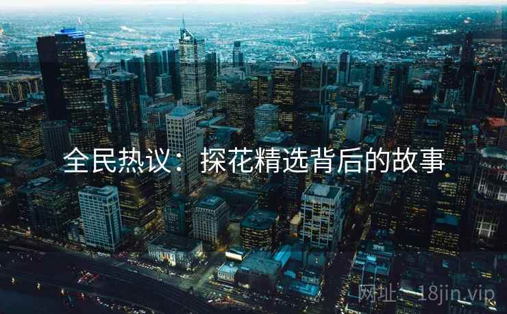 全民热议:探花精选背后的故事