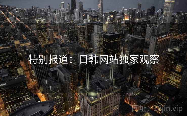 特别报道:日韩网站独家观察